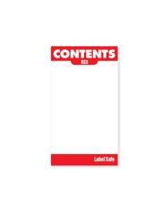 Adhesive Contents Labels 2"x3.5"