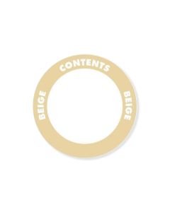 Adhesive Contents Labels 2" Circle