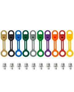 Grease Fitting Protector - 13/32" (10.5mm) Pack of 100
( Full Color Range Displayed; Fittings not Included )