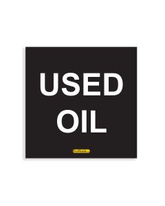 Used Oil Label 3.5 x 3.5